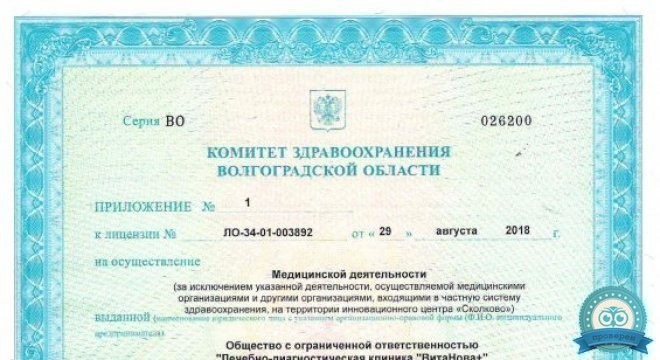 Клиника ВитаНова на Глазкова