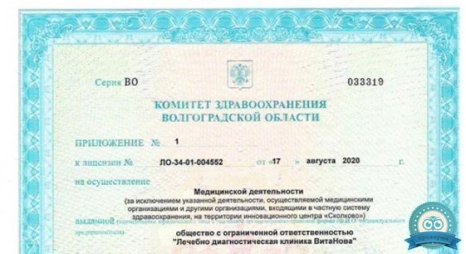 Клиника ВитаНова на Глазкова