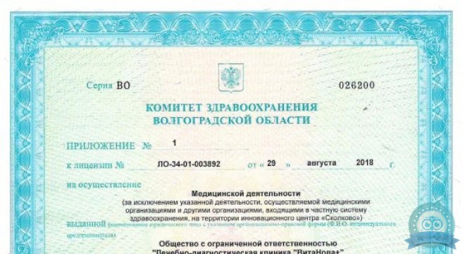 Клиника ВитаНова на Глазкова