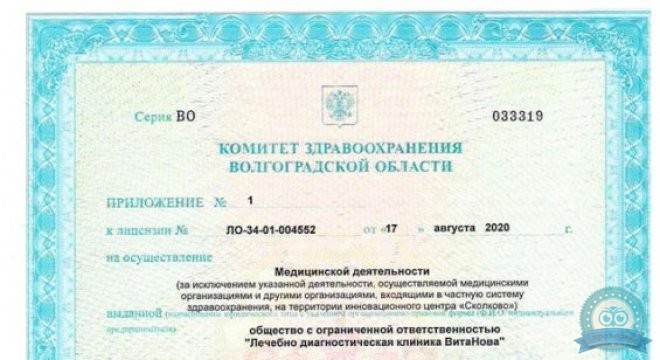 Клиника ВитаНова на Глазкова